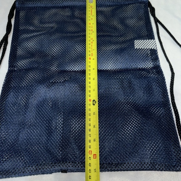 MAY TREE Mesh Drawstring Backpack Bag NWT - Picture 3 of 5